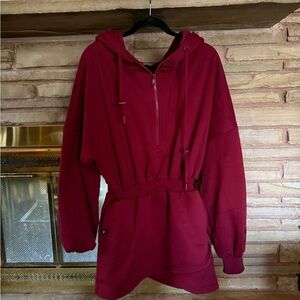 Popflex GameDay Dress in Crimson